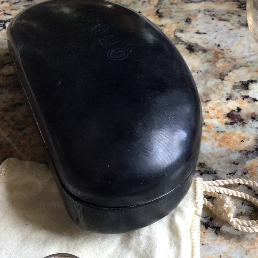 Vintage Gucci Elegant Black Eyewear Case